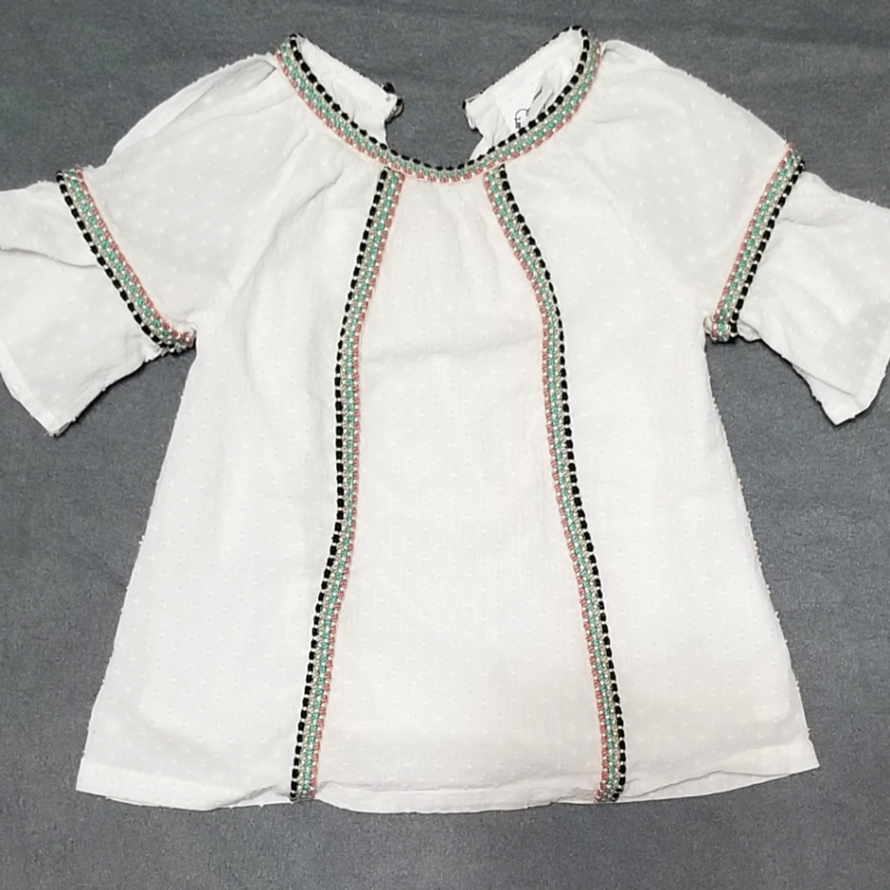 EUC Art Class 2T Bohemian Short Sleeve Top